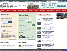 Tablet Screenshot of carsndeals.com